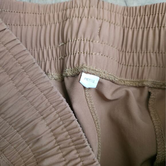 Albion Fit Jetsetter Jogger Brown Activewear Pants Women Sz M Petite - Picture 8 of 10